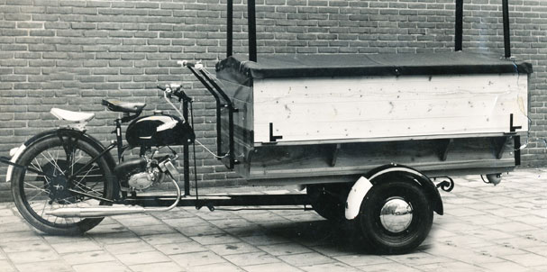 Bakfiets-Huisman Ouderwetse bakfiets huisman