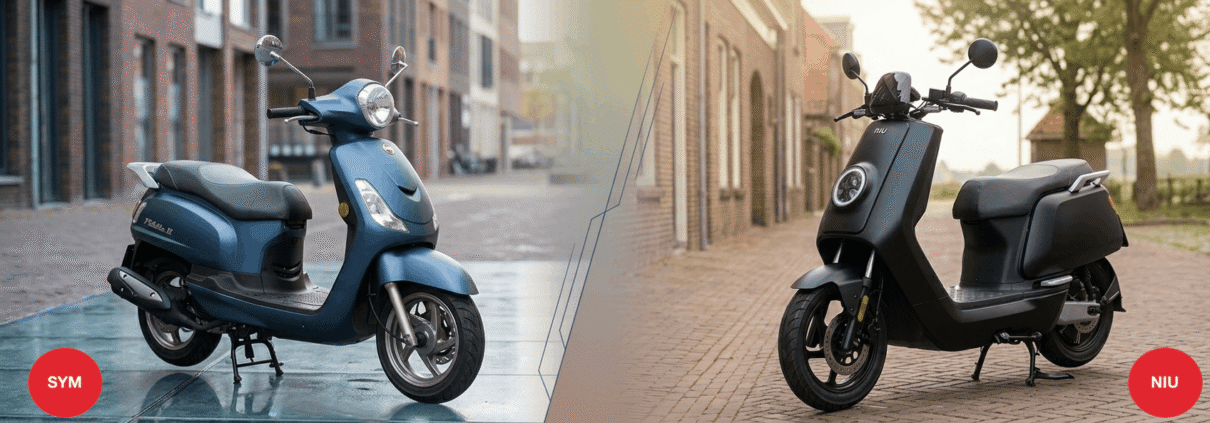 sym met niu scooters vergelijken
